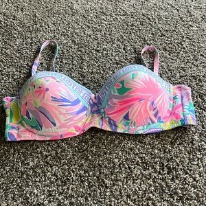 Lilly Pulitzer Underwire Bikini Top Size 12